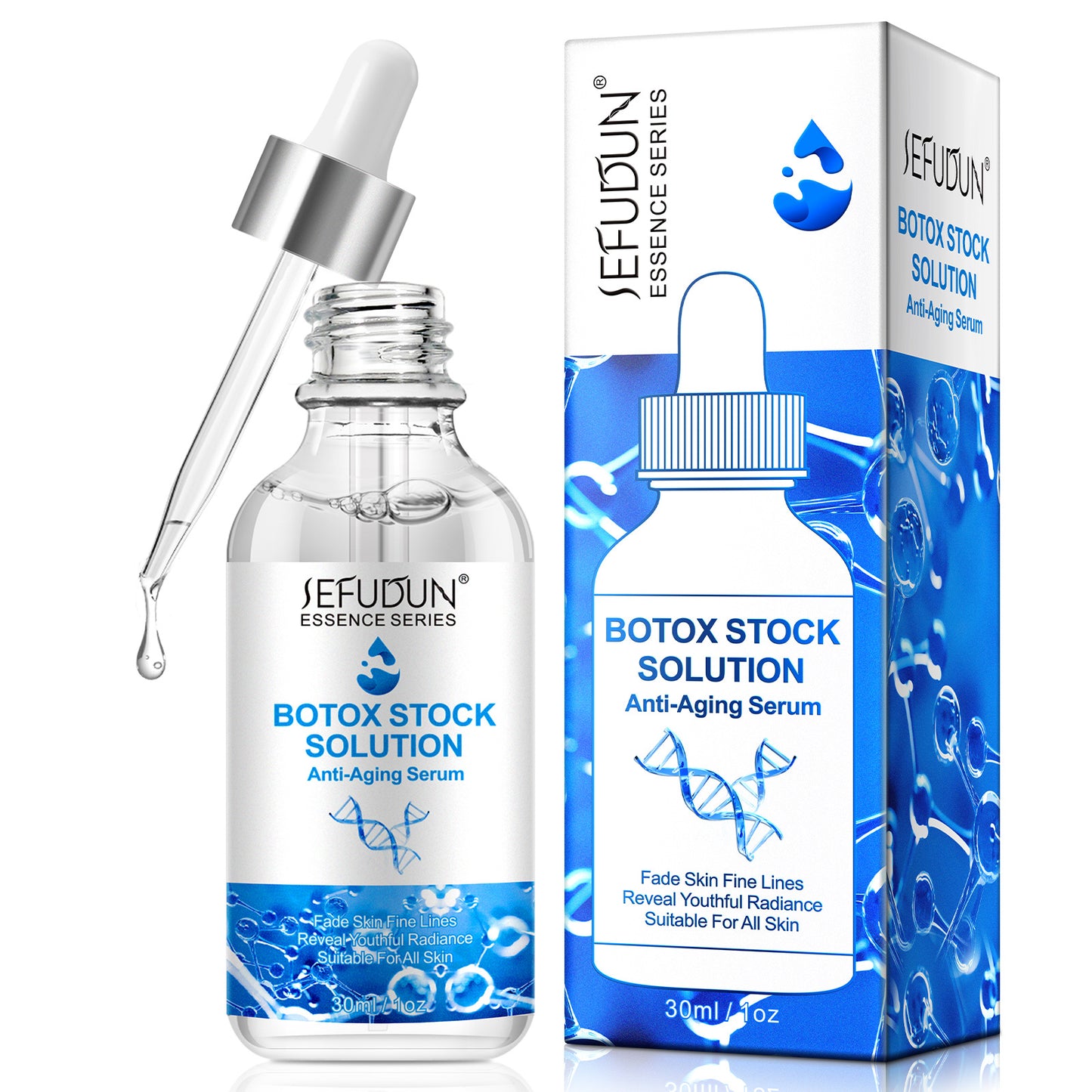 SEFUDUN botulinum essence fades fine lines, improves nasolabial lines, wrinkles, and broken lines essence peptide stock solution