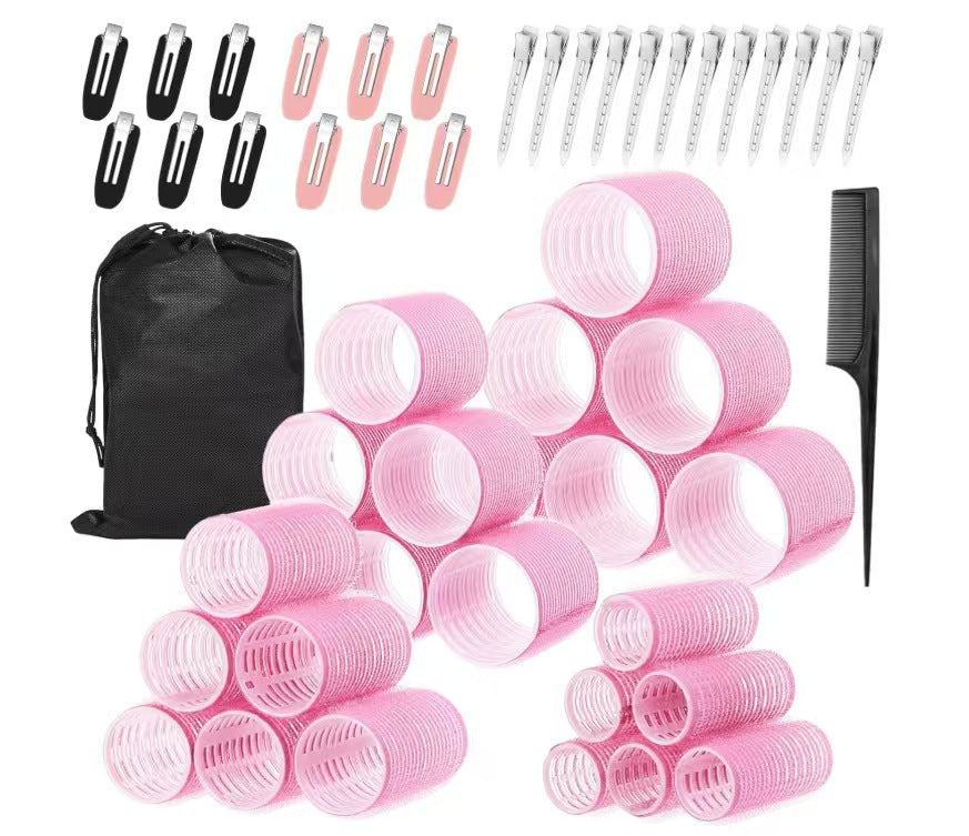 Amazon cross-border air bangs curling iron cross-border lazy curling artifact full nylon eight-character hair curling iron