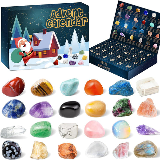 Cross-border Christmas stone blind box children's exploration of the mysterious stone journey decoration ornaments stone ornaments art