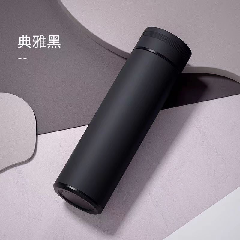 Smart thermos cup male and female students portable water cup creative personality trend large capacity simple temperature measurement tea cup