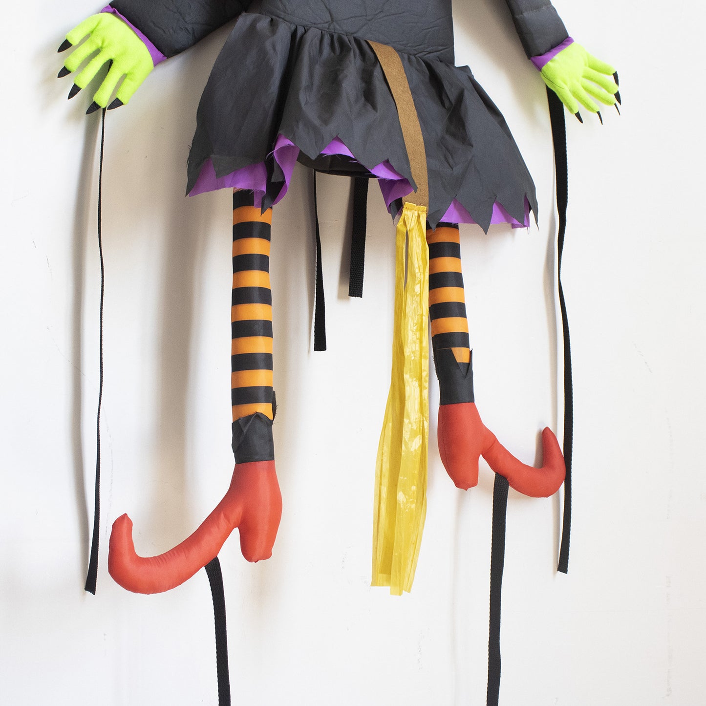 Cross Border Halloween Crash Witch Decorations Hanging Witch Halloween Outdoor Garden Post and Tree Decorations