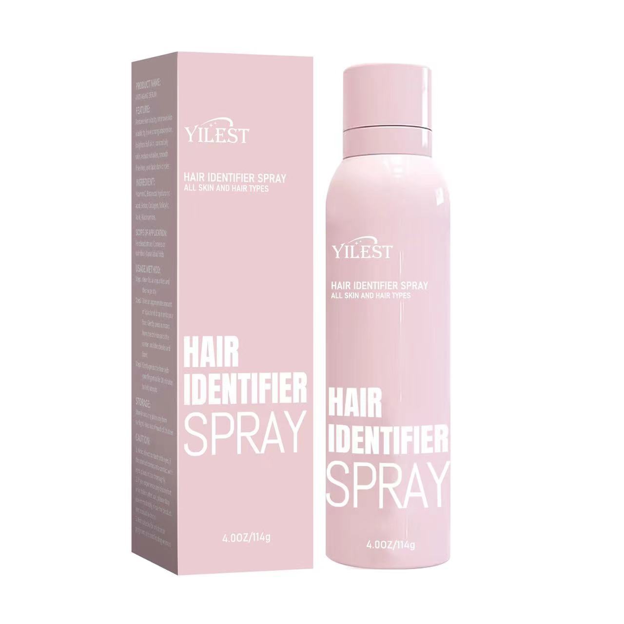 Cross-border hit YILEST hair spray Hair IdentifierSpray facial hair spray 114g