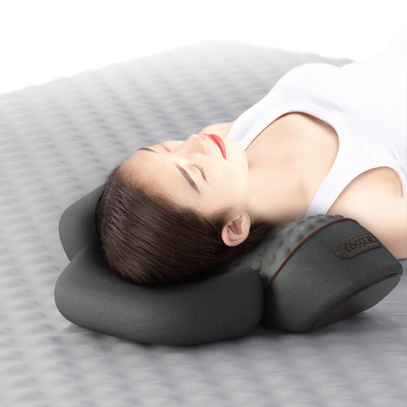 Cervical pillow for protecting the vertebrae while sleeping, special massage for the spine, non-traction heating compress, repairing cylindrical cervical pillow