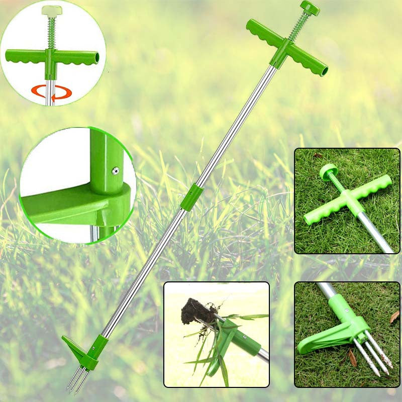 Cross-border garden weed puller new standing type vegetable digging tool manual weed puller vegetable digging portable hardware tool