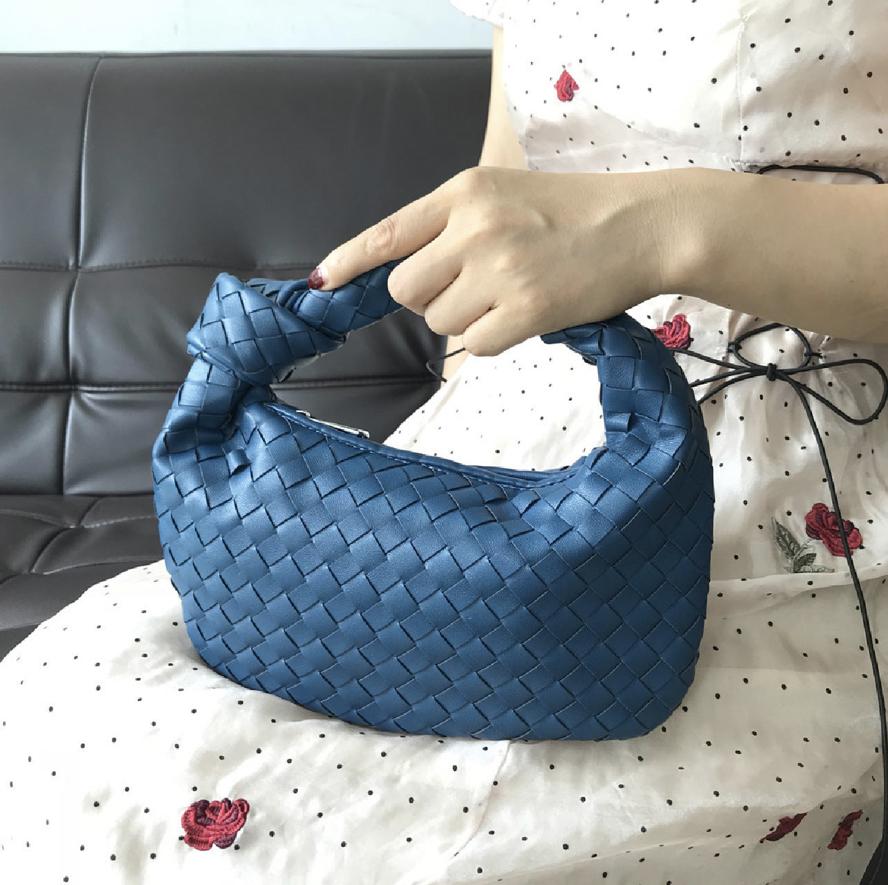 Cross-border woven bag Amazon hot-selling handbag AliExpress cloud dumpling bag