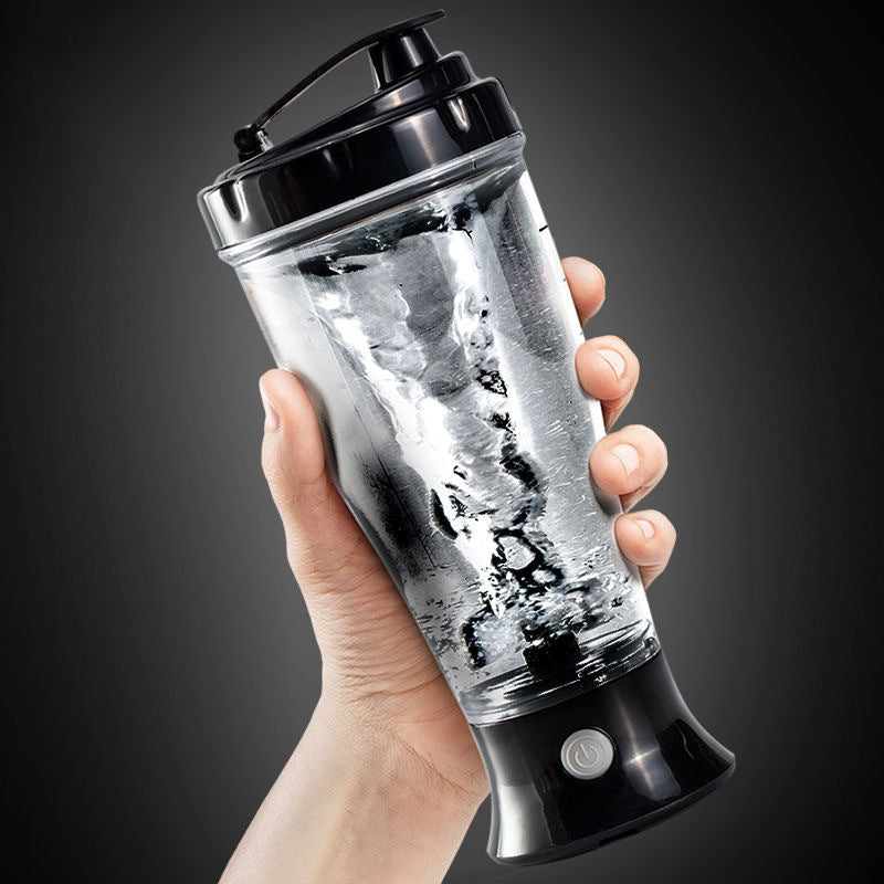 Printed automatic stirring cup coffee cup sports water cup fitness portable milkshake electric shake cup lazy handy cup