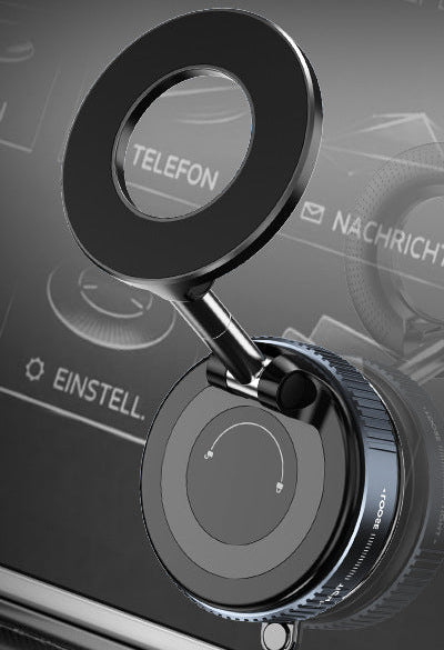 Douyin hot-selling vacuum rotating magnetic car phone holder lazy foldable car navigation multi-scene holder