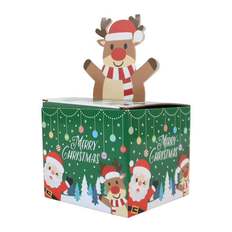 Cross-border wholesale Christmas new candy box corrugated paper packaging box Christmas surprise box candy box foreign trade export