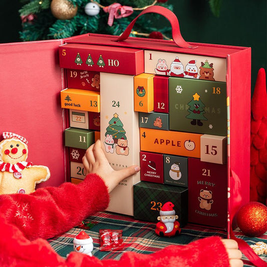 New Christmas birthday empty box blind box gift diy children's countdown calendar gift box whole set free shipping can be wholesale