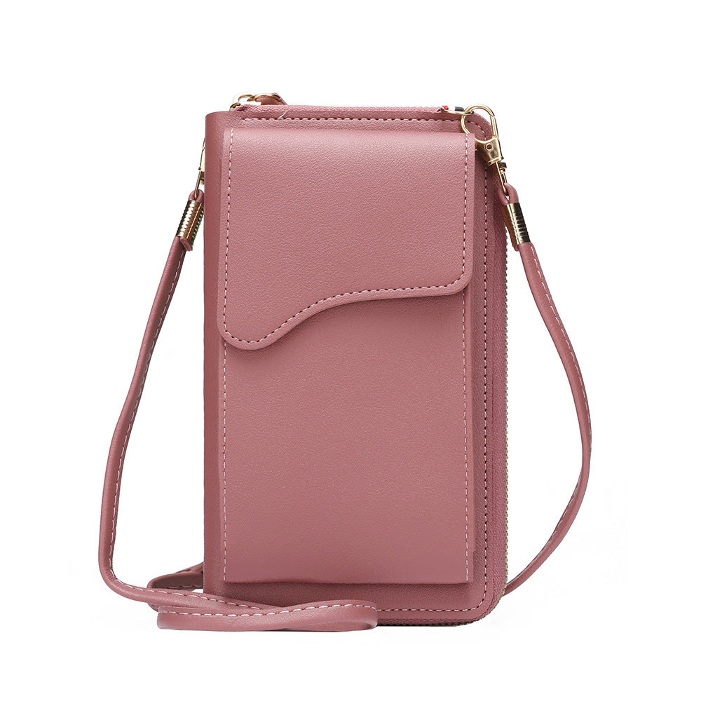 Cross-border foreign trade mobile phone bag women's messenger bag new Korean style buckle mobile phone bag mini small bag women's bag factory wholesale