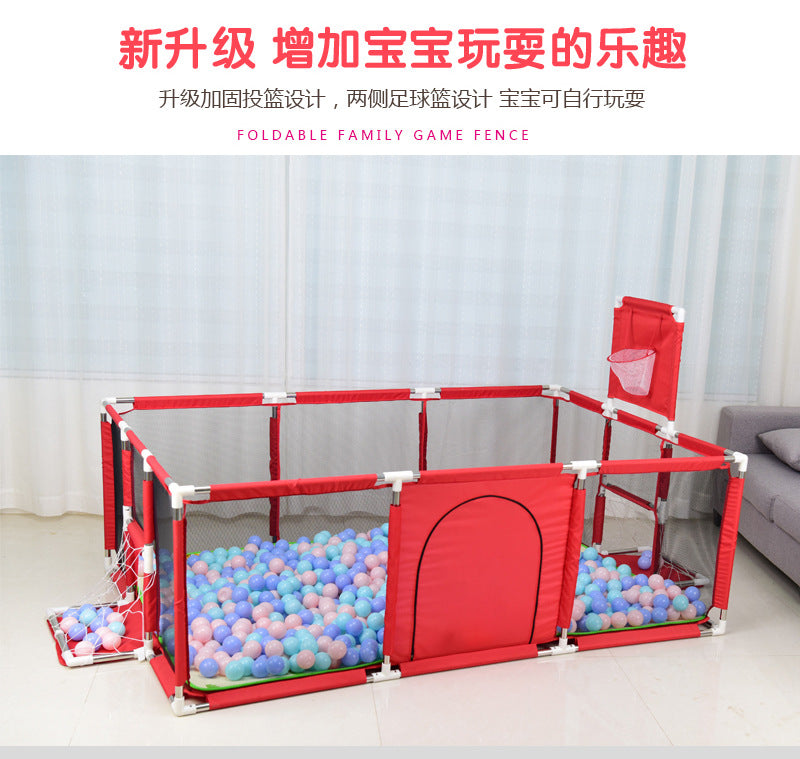 Cross-border infant and young children's game rectangular fence baby fence toddler crawling indoor children's game fence