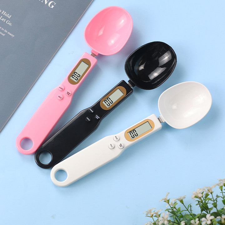 Electronic measuring spoon scale household small mini electronic scale weighing spoon scale manual ingredient scale food white gram scale