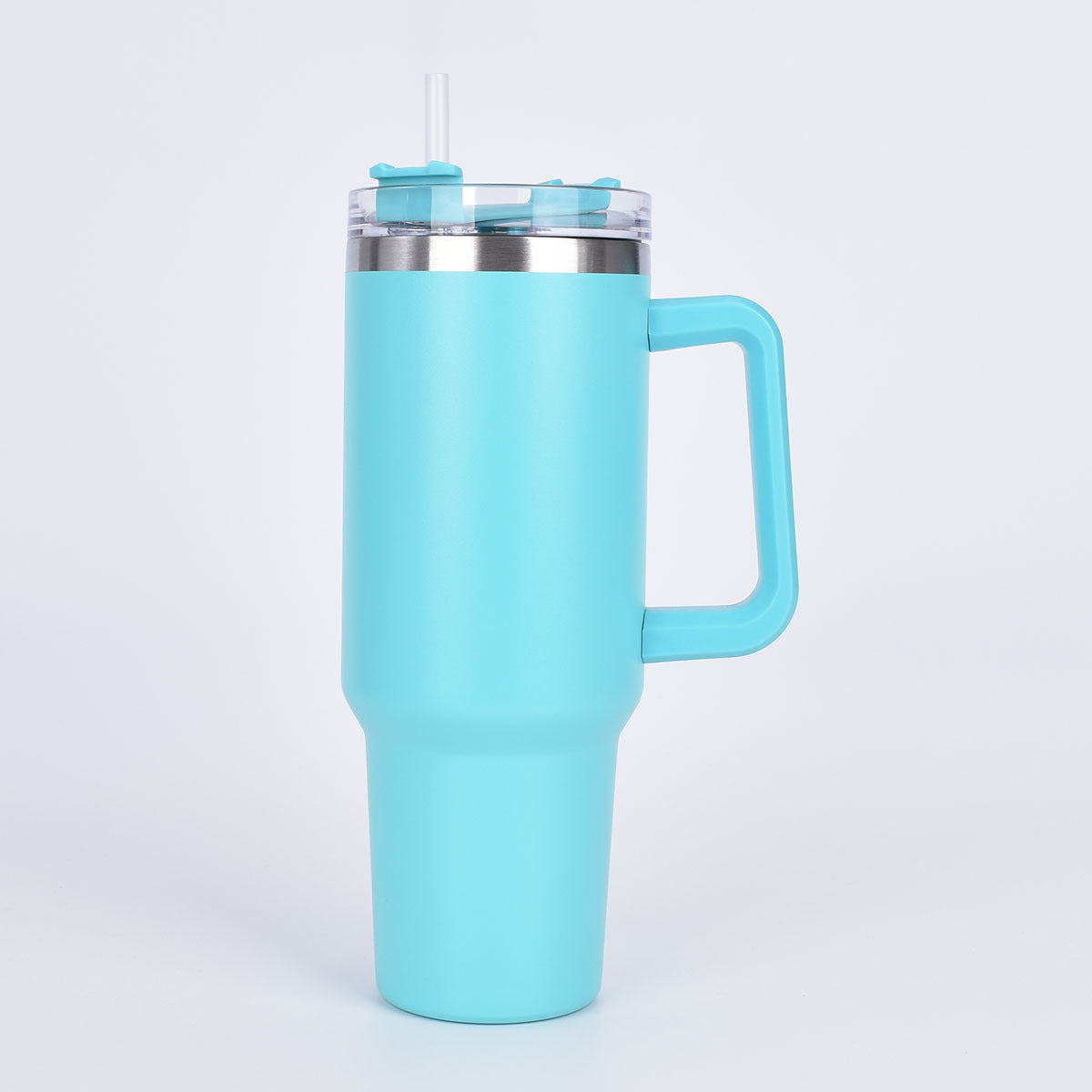 Ice Cup 304 Stainless Steel 40oz Car Cup Large Capacity Thermos Cup Straw Cup Cold Coffee Car Water Cup