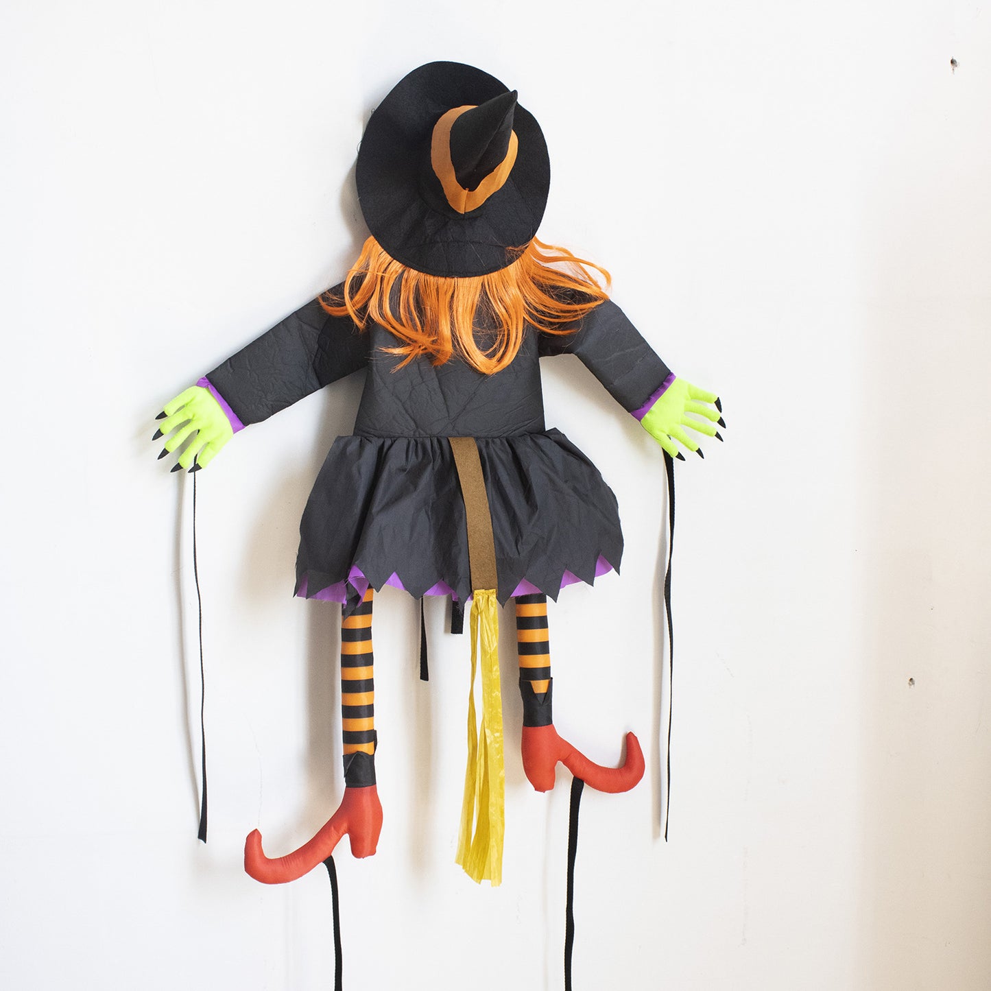 Cross Border Halloween Crash Witch Decorations Hanging Witch Halloween Outdoor Garden Post and Tree Decorations