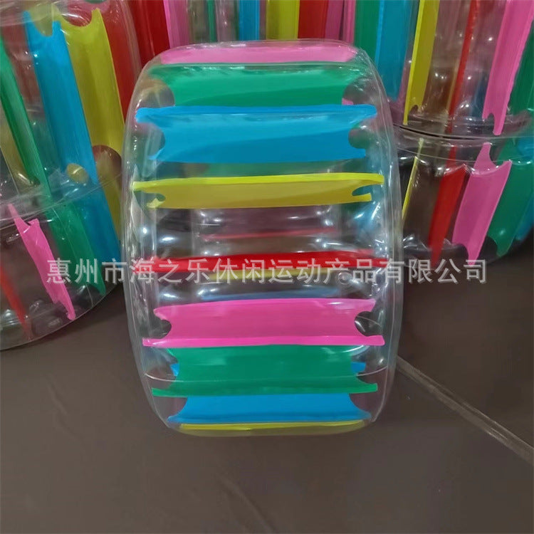 Manufacturers spot color PVC inflatable roller ball grass water parent-child interactive toy children crawling roller