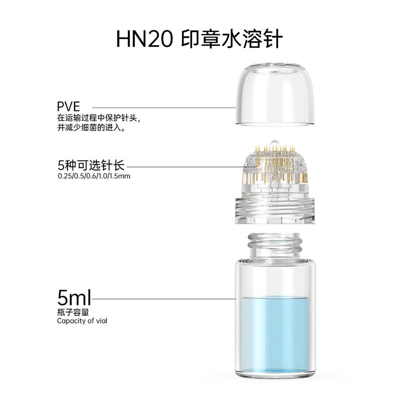 Hydra.Needle water-soluble needle 20 needles essence into beauty salon micro needle home portable seal water-soluble needle