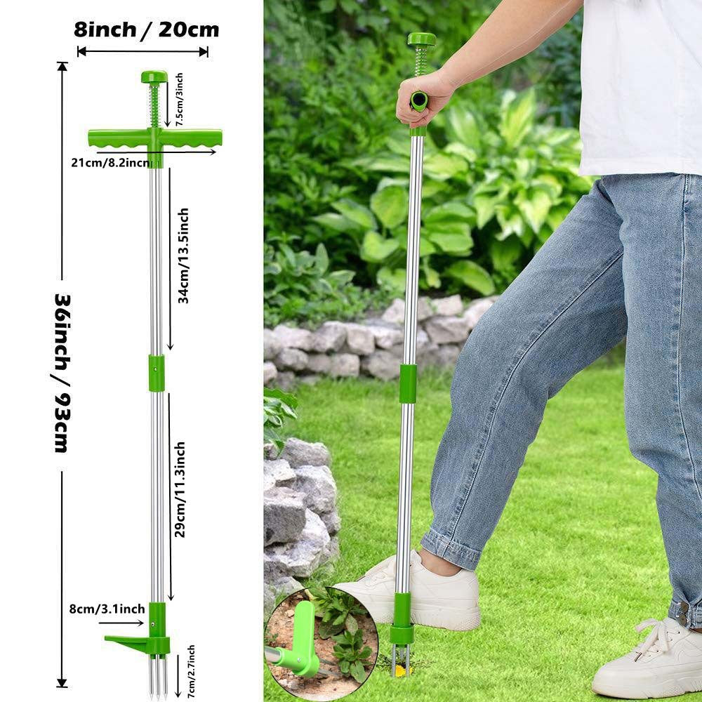 Cross-border garden weed puller new standing type vegetable digging tool manual weed puller vegetable digging portable hardware tool