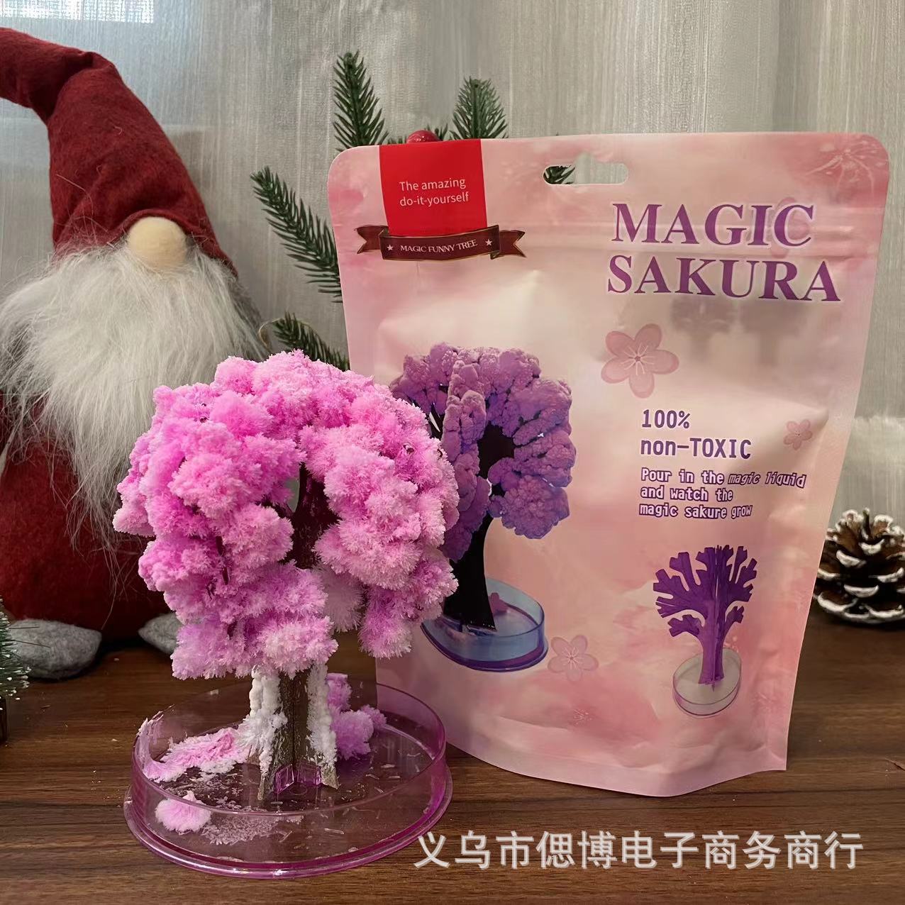 Large magic tree colorful Christmas tree magical watering will bloom paper tree crystal creative Christmas gift