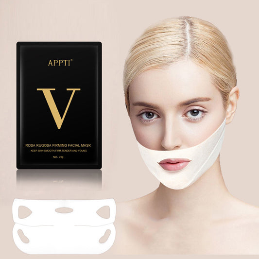 Lifting ear-hanging double V face mask gel to tighten the masseter muscle, double chin, and tighten the small V face Amazon cross-border wholesale