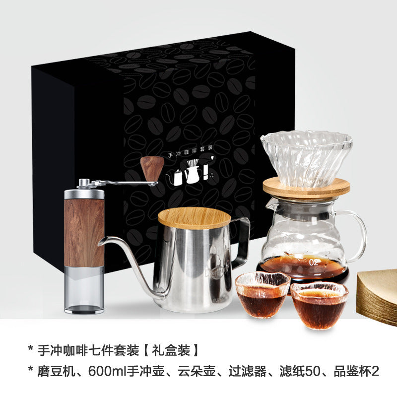 Amazon cross-border coffee bean grinder hand-cranked grinder stainless steel grinder hand-crushed coffee machine hot sale spot