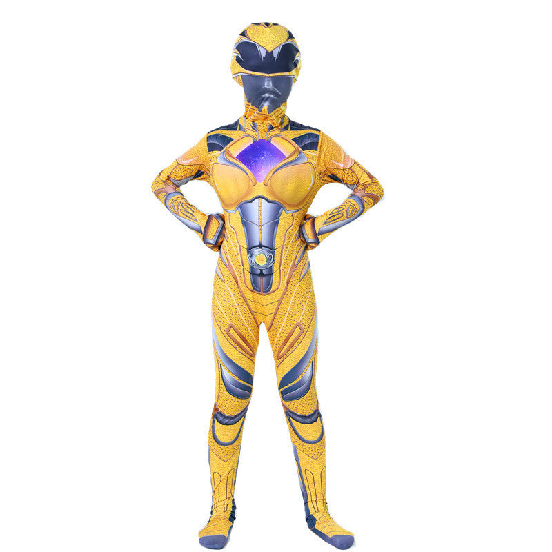 Halloween children's costumes Power Rangers cosplay clothes two-dimensional anime bodysuit