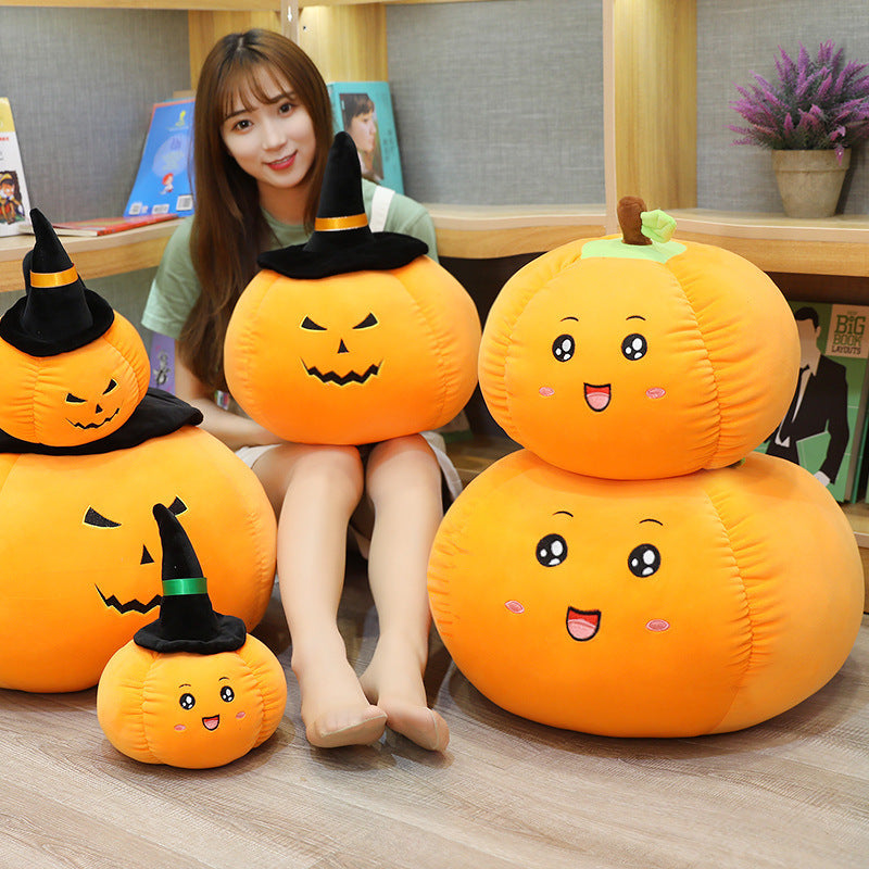 Halloween Pumpkin Pillow Plush Toy Cushion Children Cute New Ragdoll Girls Gift Wholesale