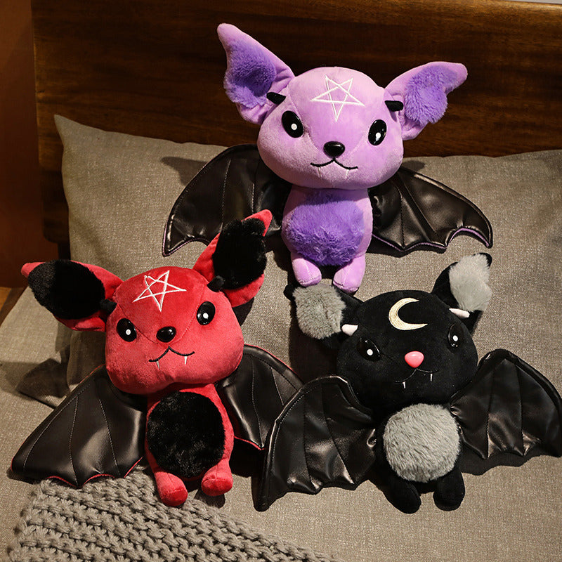 Devil Bat Doll Plush Toy Halloween Doll Company Festival Event Gift Children Doll Wholesale