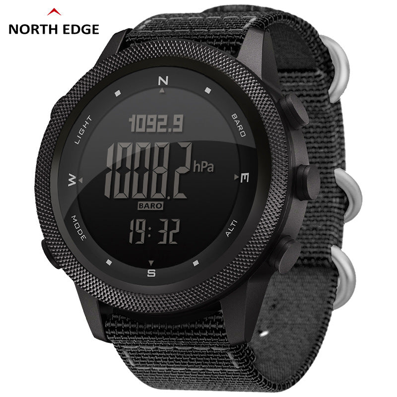 Outdoor mountaineering sports watch swimming waterproof compass multi-function electronic watch altitude air pressure temperature metronome