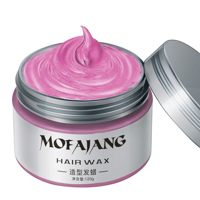 Three Magic Hairdressers Granny Gray Hair Wax Colored Hair Mud Hot Sale Men's Styling Hair Products Manufacturer Wholesale