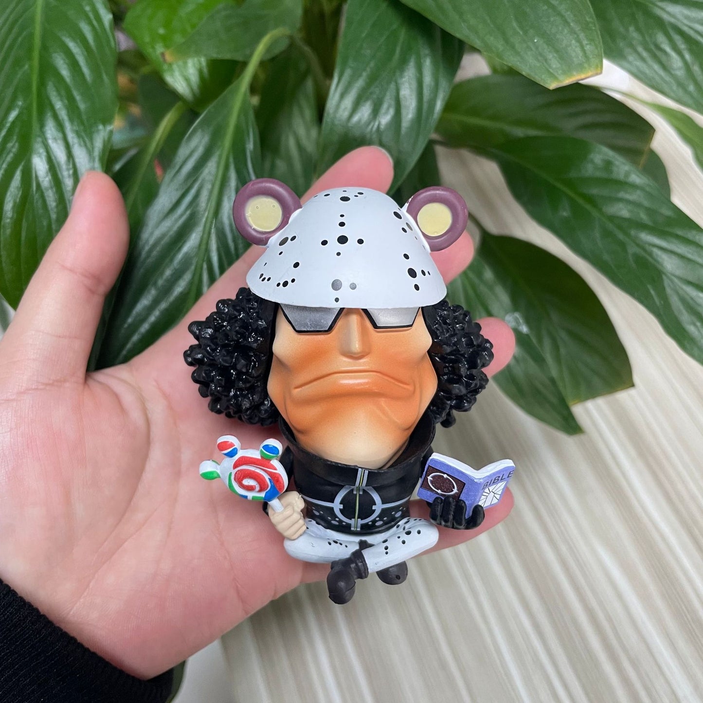 Q version of One Piece Big Head Luffy Zoro Chopper Ace Empress hand-made GK sitting doll blind box anime ornaments