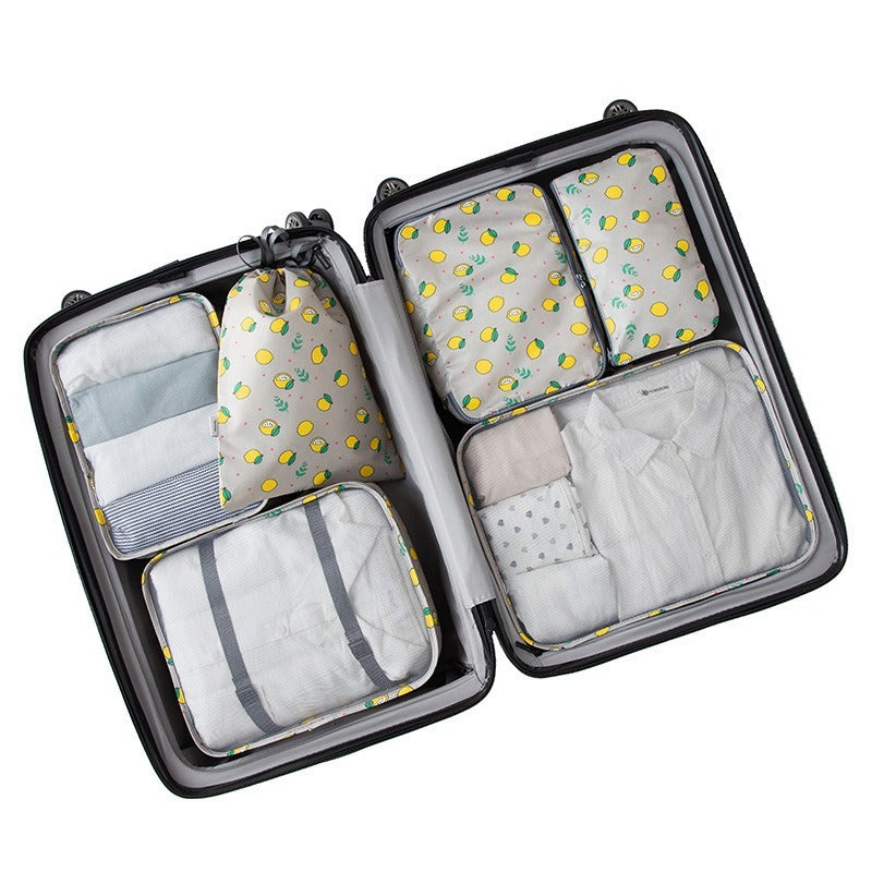 Cross-border travel storage bag eight-piece set business trip travel storage bag large capacity storage bag waterproof travel storage bag