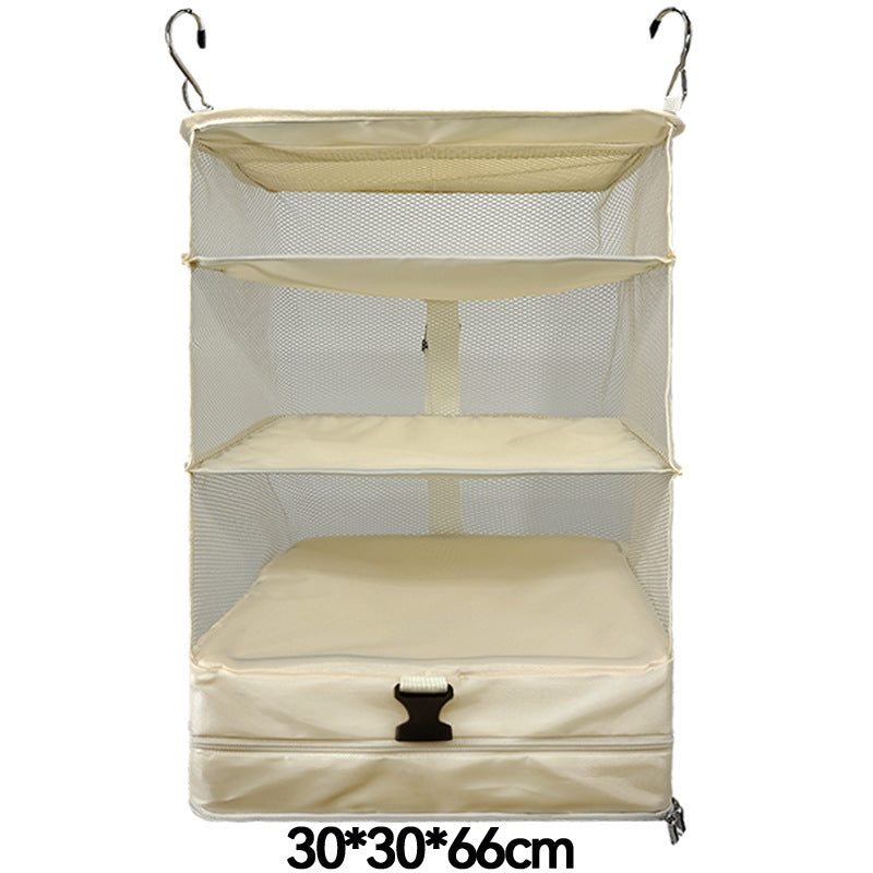 Clothes clothing ins sundries storage bag three-layer hanging bag book hanging bag storage bag bag source manufacturer