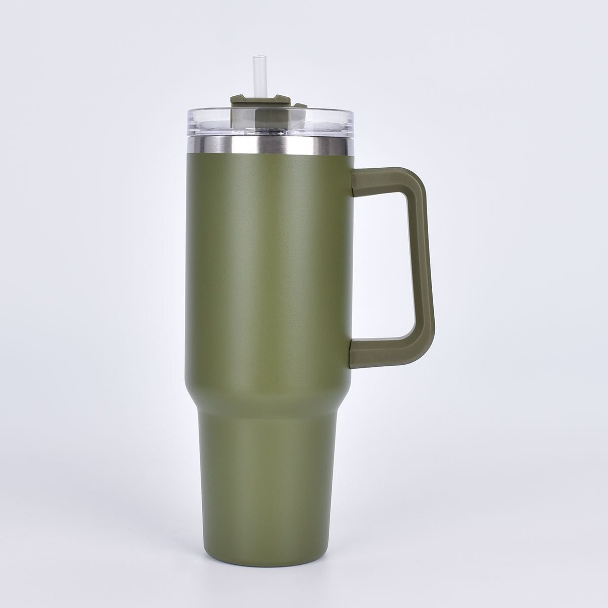 Ice Cup 304 Stainless Steel 40oz Car Cup Large Capacity Thermos Cup Straw Cup Cold Coffee Car Water Cup