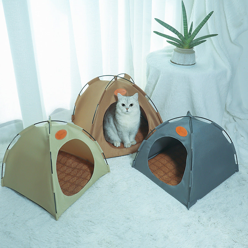 23 New Pet Tent Nest Foldable Cat Outdoor Tent Amazon Cross-border Dog Small Pet House Wholesale