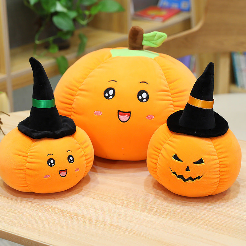 Halloween Pumpkin Pillow Plush Toy Cushion Children Cute New Ragdoll Girls Gift Wholesale