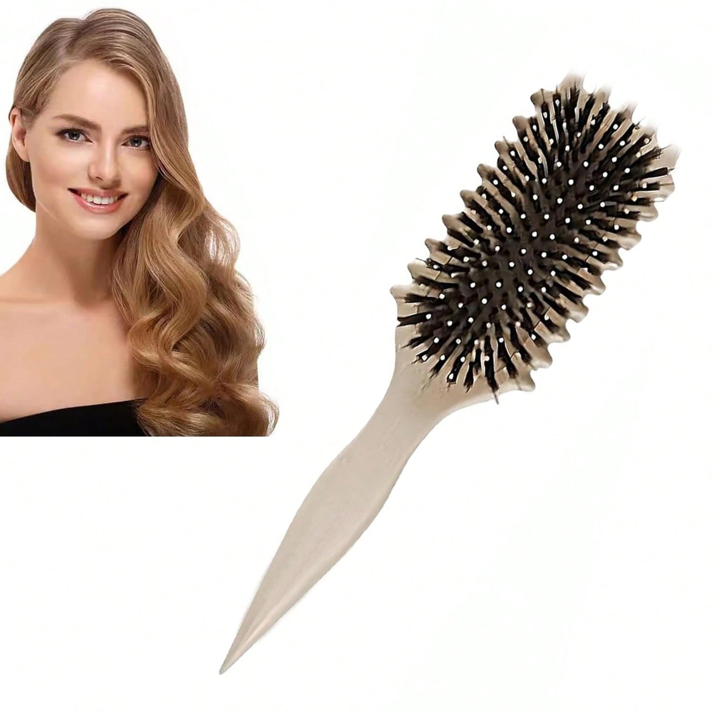 Hot Comb Wholesale Bounce Curl Defining Styling Brush Massage Comb Air Cushion Comb Curling Comb Cross-border Comb Factory