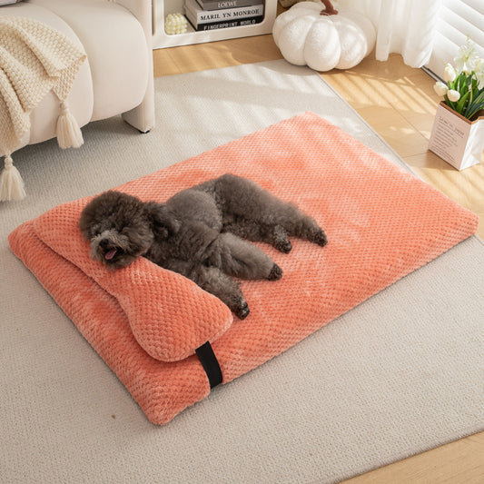 New cat bed dog bed pet mat dog mat pineapple winter warm pet mat dog bed comfortable pet bed mat