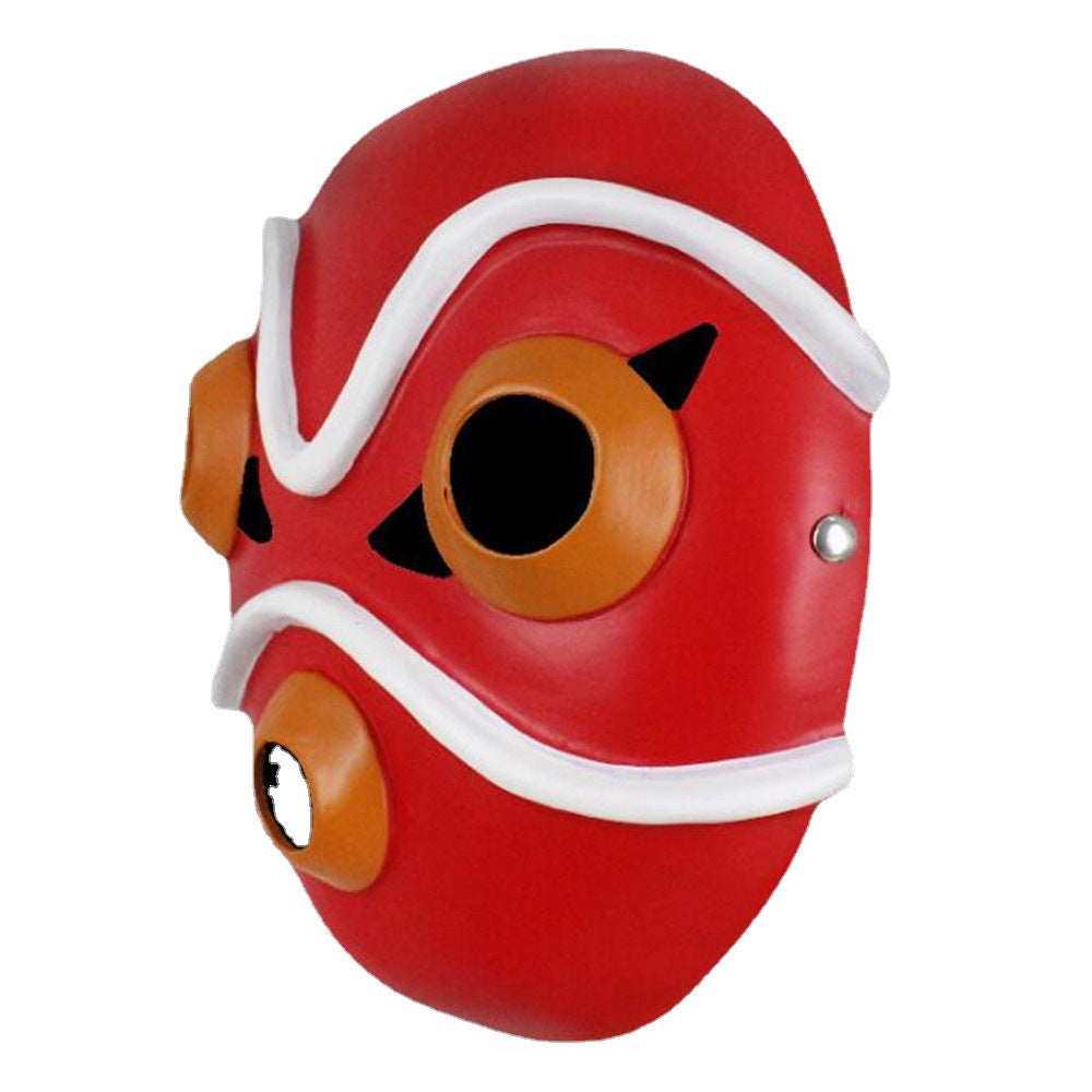 Halloween party mask Miyazaki Hayao Mononoke mask cosplay costume role play Internet celebrity TikTok props