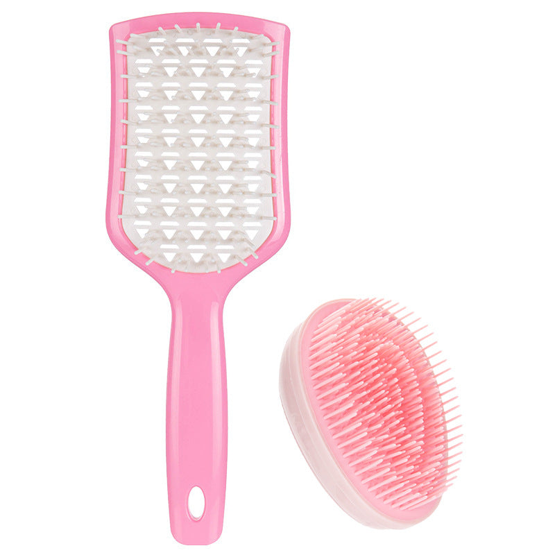 Bofei new solid color egg comb home head massage comb portable straight hair massage comb hairdressing comb egg