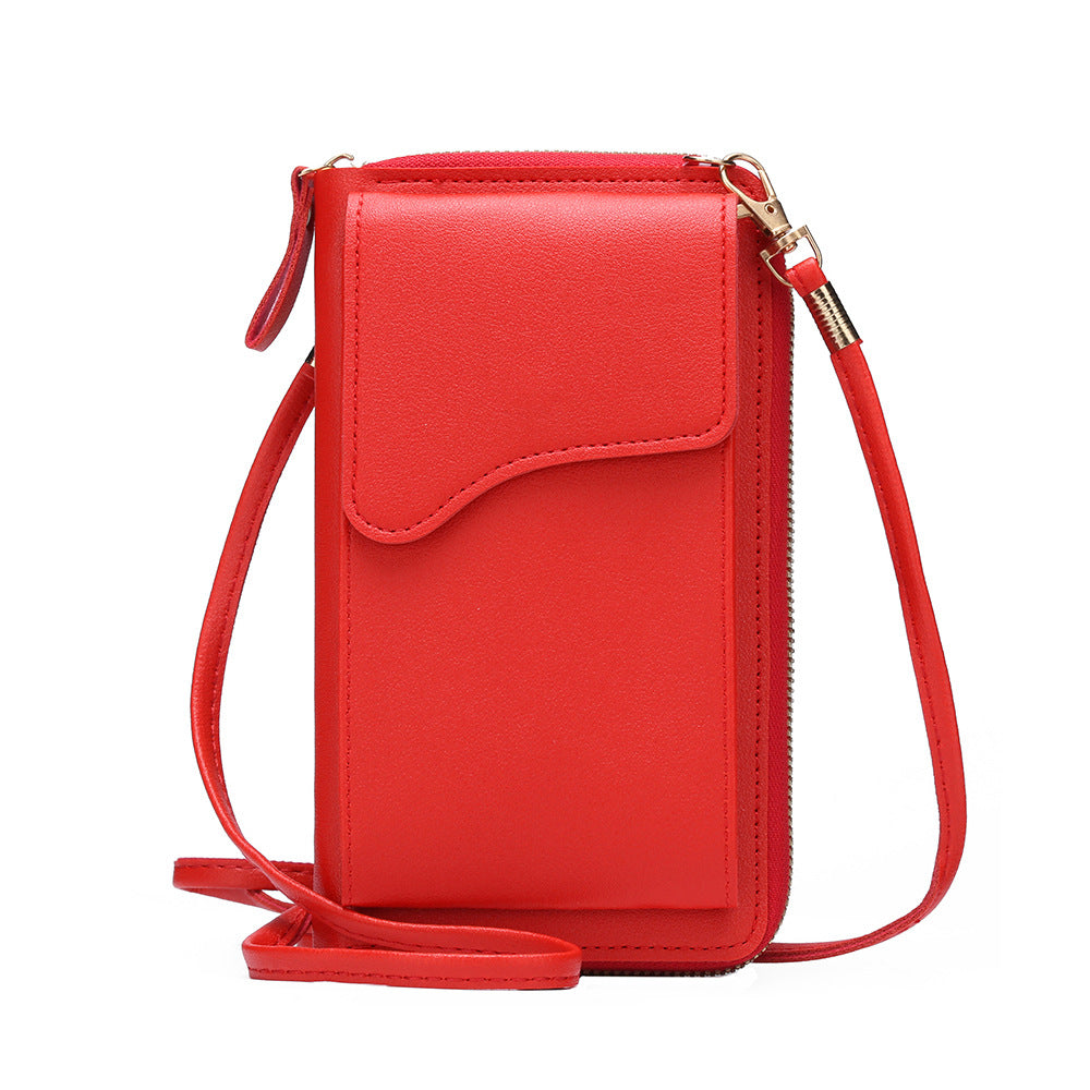 Cross-border foreign trade mobile phone bag women's messenger bag new Korean style buckle mobile phone bag mini small bag women's bag factory wholesale