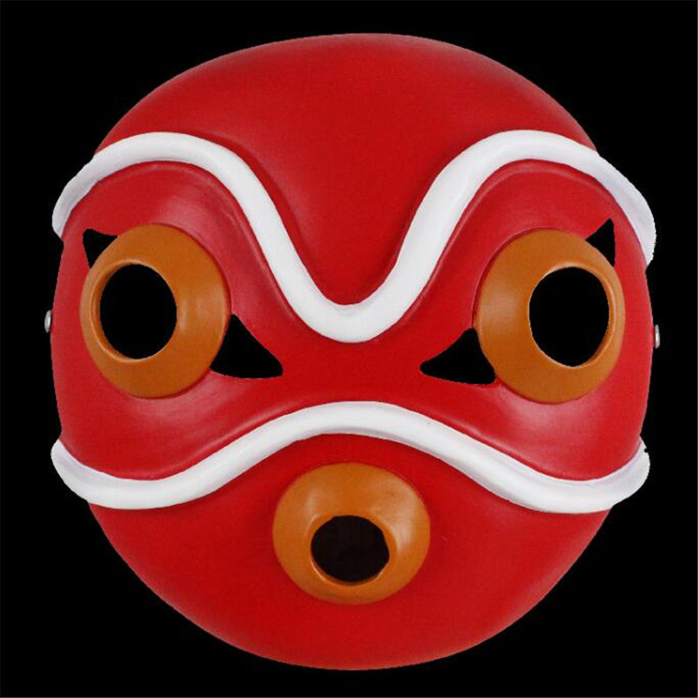 Halloween party mask Miyazaki Hayao Mononoke mask cosplay costume role play Internet celebrity TikTok props