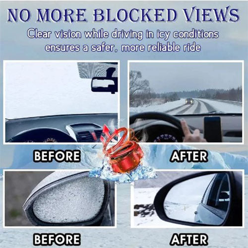 Portable dynamic molecular heater Car window snow, ice and fog removal convenient heater