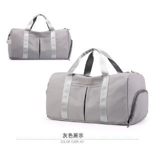 lulu same style fitness bag, wet and dry separation, large capacity yoga bag, cross-border fashion trend, lightweight sports travel bag