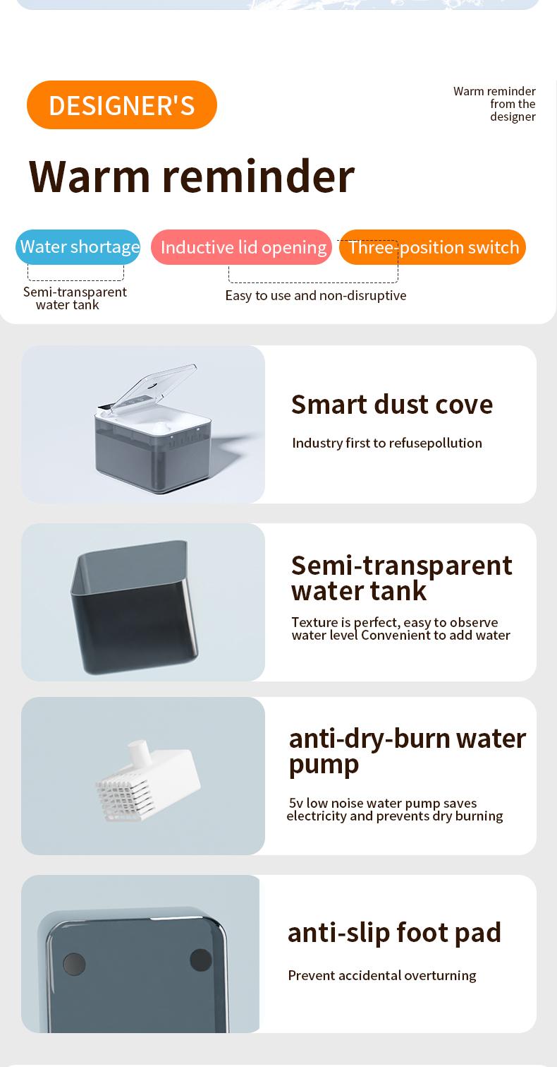 Wireless Pet Water Fountain