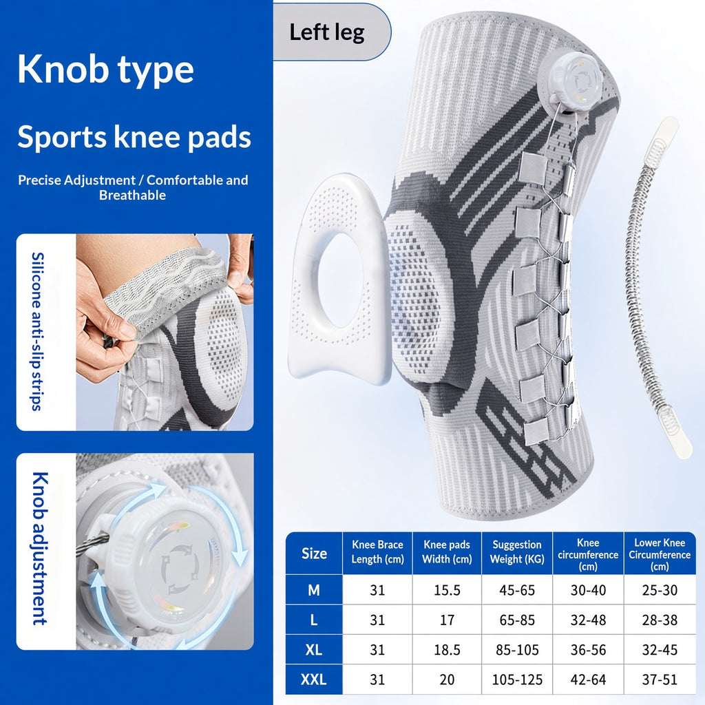 Upgraded Knob-Style Sports Knee Protector